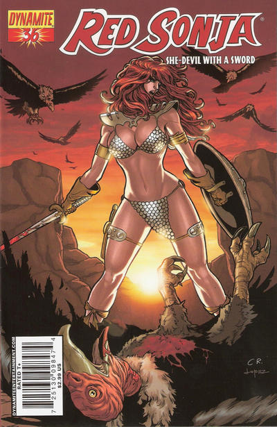 Cover for Red Sonja (Dynamite Entertainment, 2005 series) #36 [Cover C]