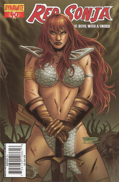 Cover for Red Sonja (Dynamite Entertainment, 2005 series) #40 [Cover A]