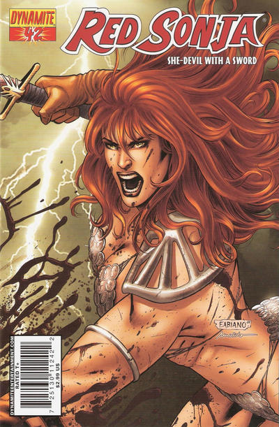 Cover for Red Sonja (Dynamite Entertainment, 2005 series) #42 [Cover A]