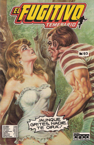 Cover for El Fugitivo Temerario (Editora Cinco, 1983 ? series) #93
