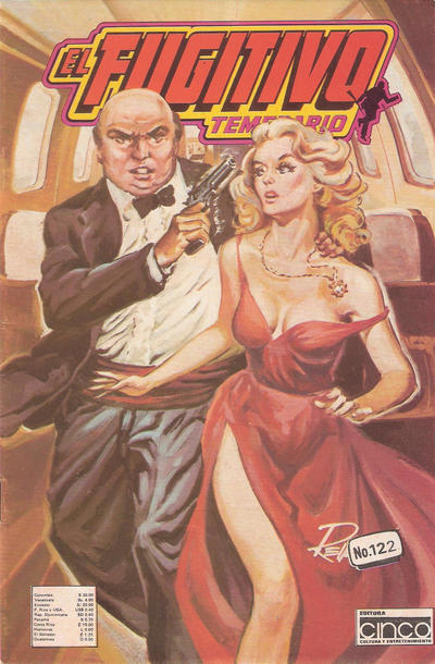 Cover for El Fugitivo Temerario (Editora Cinco, 1983 ? series) #122