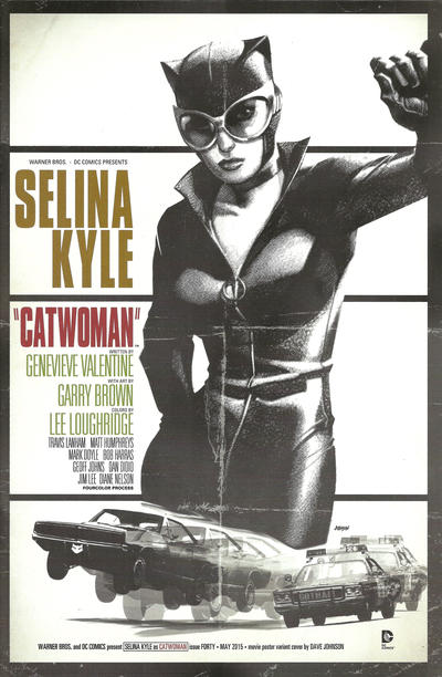 Cover for Catwoman (DC, 2011 series) #40 [Bullit Movie Poster Tribute Cover]