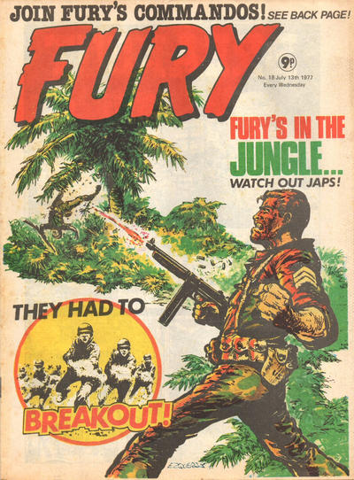 Cover for Fury (Marvel UK, 1977 series) #18