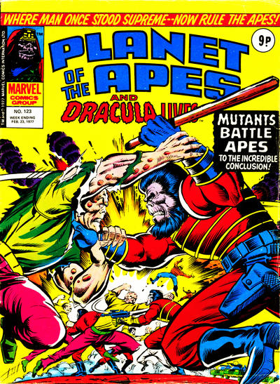 Cover for Planet of the Apes (Marvel UK, 1974 series) #123