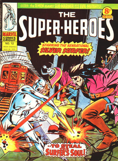 Cover for The Super-Heroes (Marvel UK, 1975 series) #12