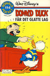 Cover Thumbnail for Donald Pocket (1968 series) #114 - Donald Duck får det glatte lag [1. opplag]
