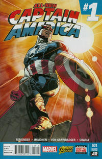 Cover Thumbnail for All-New Captain America (Marvel, 2015 series) #1 [2nd Printing]