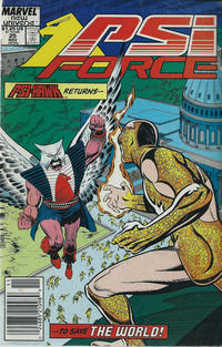 Cover Thumbnail for Psi-Force (Marvel, 1986 series) #25 [Newsstand]