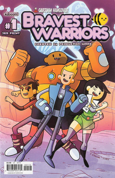 Cover for Bravest Warriors (Boom! Studios, 2012 series) #1 [Third Printing]