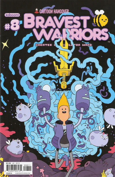 Cover for Bravest Warriors (Boom! Studios, 2012 series) #8 [Cover B by Nick Edwards]