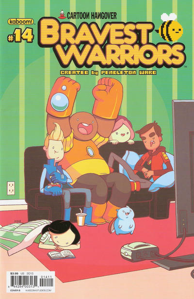 Cover for Bravest Warriors (Boom! Studios, 2012 series) #14 [Cover B by Michelle Nunnelly]