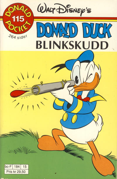 Cover for Donald Pocket (Hjemmet / Egmont, 1968 series) #115 - Donald Duck Blinkskudd [1. opplag]