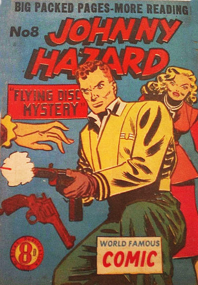 Cover for Johnny Hazard (Atlas, 1950 ? series) #8