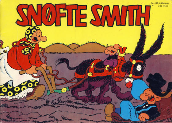 Cover for Snøfte Smith (Hjemmet / Egmont, 1970 series) #1973