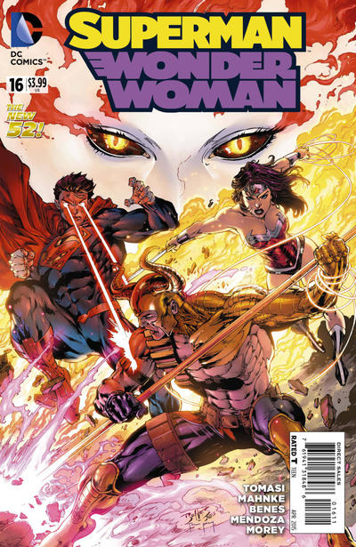 Cover for Superman / Wonder Woman (DC, 2013 series) #16 [Direct Sales]