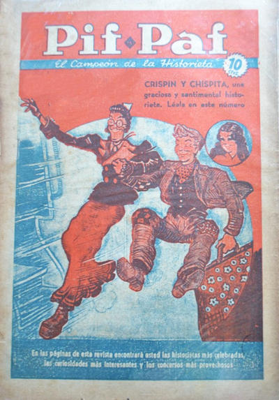Cover for Pif-Paf: El Campeón de la Historieta (Editorial Tor, 1939 series) #12