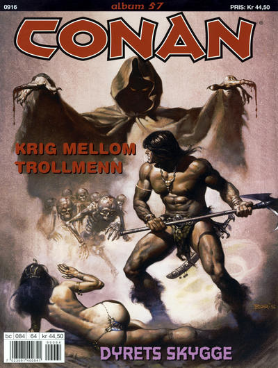 Cover for Conan album (Bladkompaniet / Schibsted, 1992 series) #57 - Krig mellom trollmenn