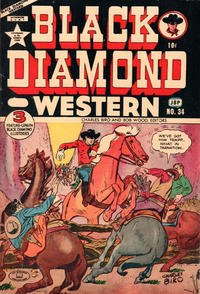 Cover Thumbnail for Black Diamond Western (Super Publishing, 1951 series) #34