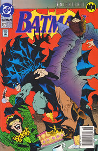 Cover for Batman (DC, 1940 series) #492 [Newsstand]
