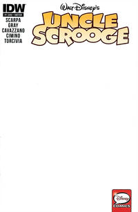 Cover Thumbnail for Uncle Scrooge (IDW, 2015 series) #1 / 405 [Sketch Cover Variant]