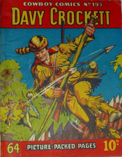 Cover for Cowboy Comics (Amalgamated Press, 1950 series) #195
