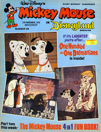 Cover for Mickey Mouse (IPC, 1975 series) #58