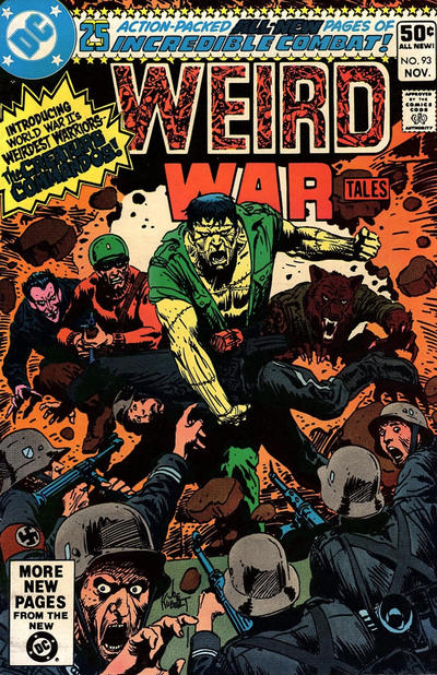 Cover for Weird War Tales (DC, 1971 series) #93 [Direct]