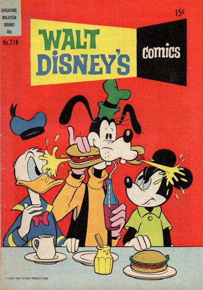 Cover for Walt Disney's Comics (W. G. Publications; Wogan Publications, 1946 series) #278