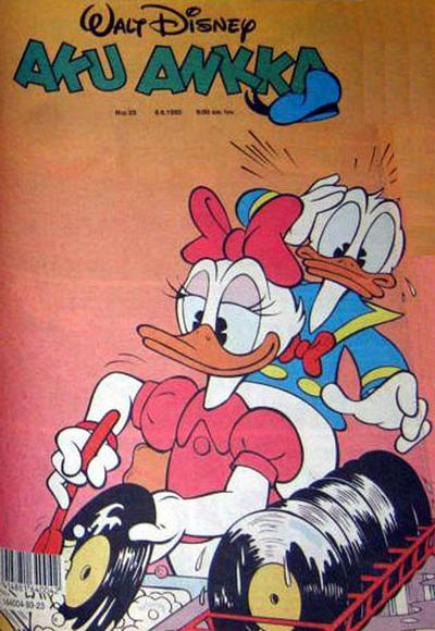 Cover for Aku Ankka (Sanoma, 1951 series) #23/1993