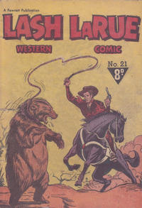 Cover Thumbnail for Lash LaRue Western Comic (Cleland, 1950 series) #21