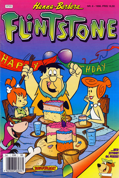 Cover for Flintstone (Hjemmet / Egmont, 1992 series) #6/1996