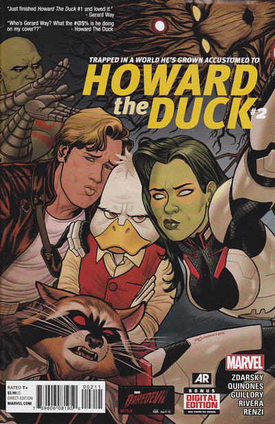 Cover for Howard the Duck (Marvel, 2015 series) #2