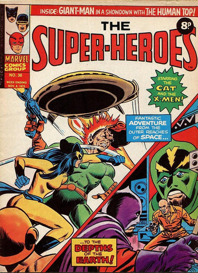 Cover for The Super-Heroes (Marvel UK, 1975 series) #36