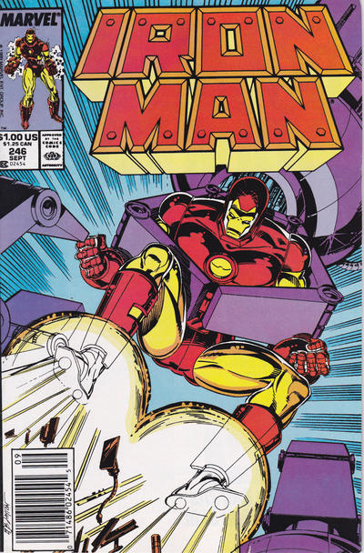 Cover for Iron Man (Marvel, 1968 series) #246 [Newsstand]