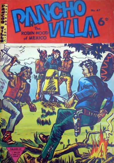 Cover for Pancho Villa Western Comic (L. Miller & Son, 1954 series) #47