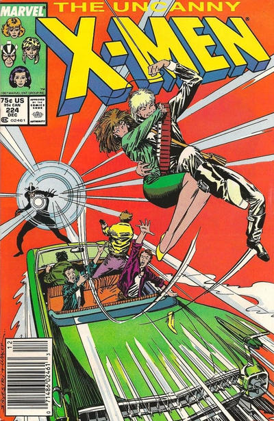 Cover for The Uncanny X-Men (Marvel, 1981 series) #224 [Newsstand]