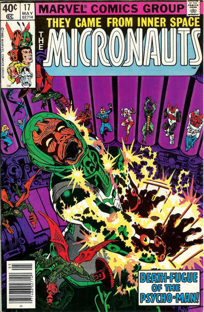 Cover for Micronauts (Marvel, 1979 series) #17 [Newsstand]