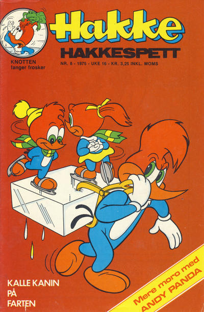 Cover for Hakke Hakkespett (Nordisk Forlag, 1973 series) #8/1975