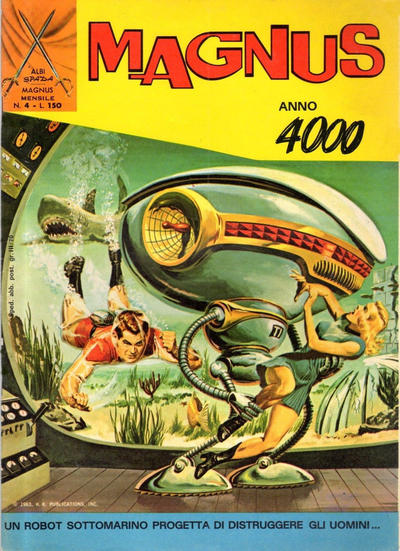 Cover for Albi Spada - Magnus, Anno 4000 (Edizioni Fratelli Spada, 1972 series) #4