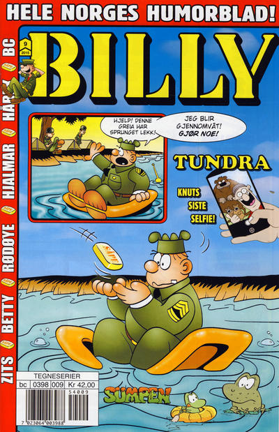 Cover for Billy (Hjemmet / Egmont, 1998 series) #9/2015