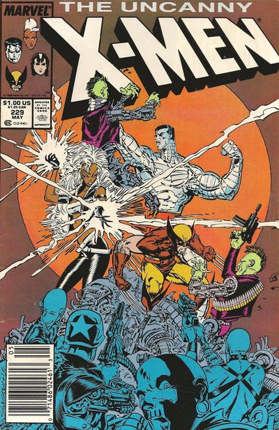 Cover for The Uncanny X-Men (Marvel, 1981 series) #229 [Newsstand]