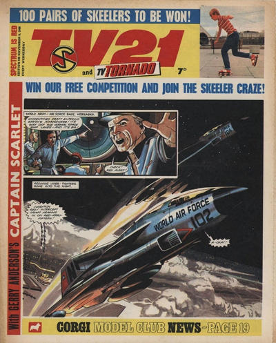 Cover for TV21 and TV Tornado (City Magazines; Century 21 Publications, 1968 series) #199