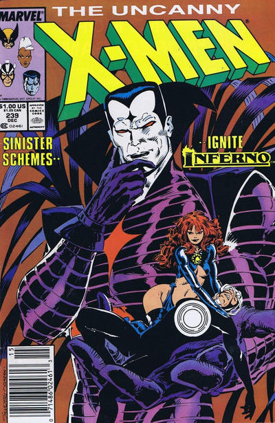 Cover for The Uncanny X-Men (Marvel, 1981 series) #239 [Newsstand]