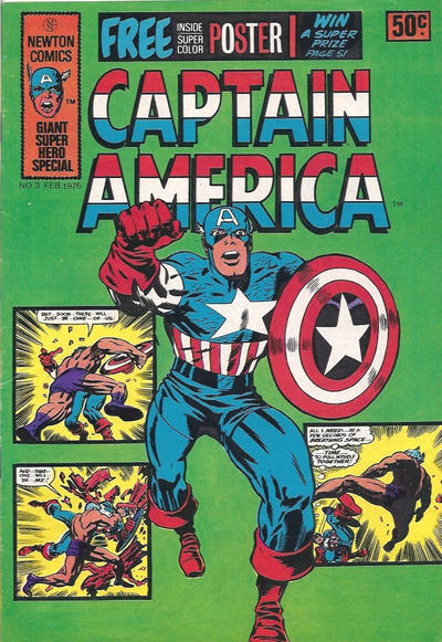 Cover for Captain America (Newton Comics, 1975 series) #3