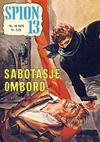 Cover for Spion 13 og John Steel (Serieforlaget / Se-Bladene / Stabenfeldt, 1963 series) #10/1974