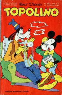 Cover Thumbnail for Topolino (Mondadori, 1949 series) #308