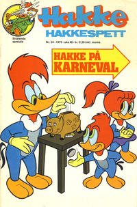 Cover Thumbnail for Hakke Hakkespett (Nordisk Forlag, 1973 series) #24/1975