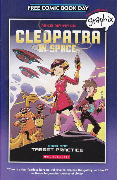 Cover for Free Comic Book Day: Cleopatra in Space (Scholastic, 2015 series) #[nn]
