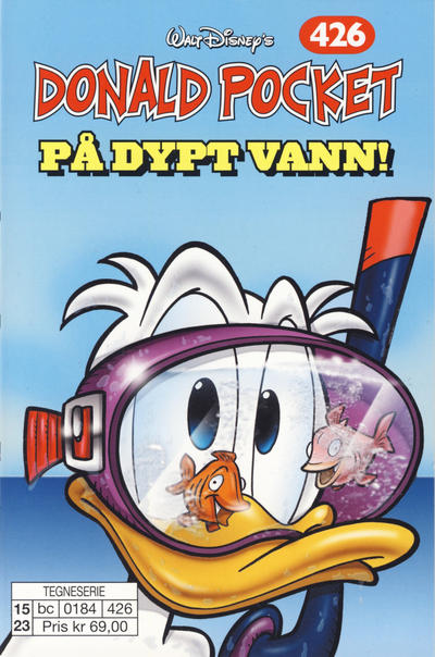 Cover for Donald Pocket (Hjemmet / Egmont, 1968 series) #426 - På dypt vann!