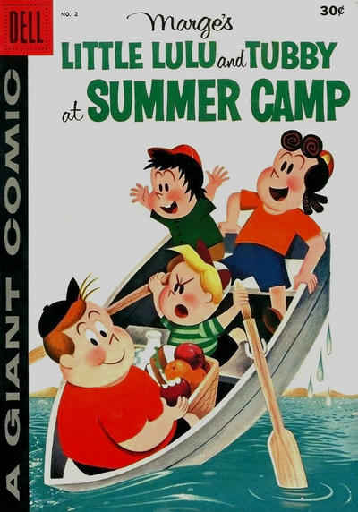 Cover for Marge's Little Lulu and Tubby at Summer Camp (Dell, 1957 series) #2 [30¢]